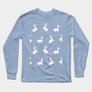 Dinocorn Pattern Long Sleeve T-Shirt